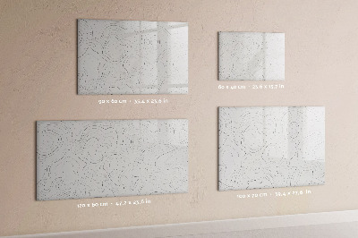 Magnetic erase board Abstraction spots