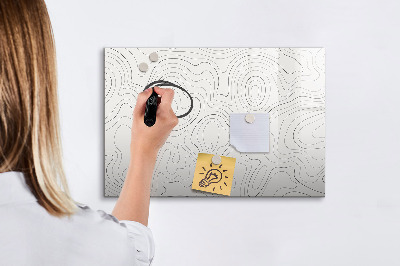 Magnetic writing board Abstraction spots