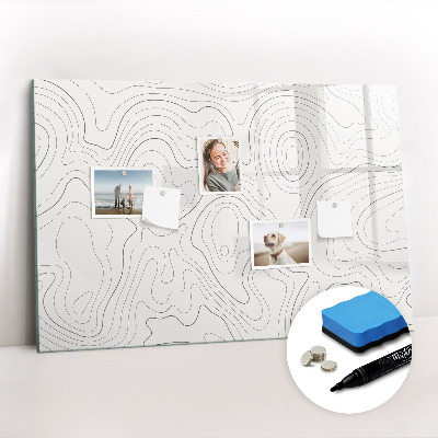 Magnetic erase board Abstraction spots