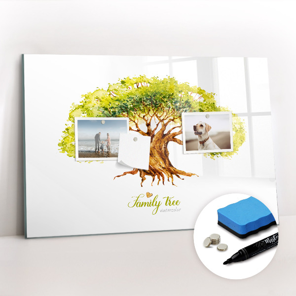 Magnetic drawing board Family tree