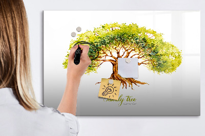 Magnetic drawing board Family tree