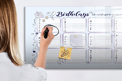 Magnetic drawing board Birthday note