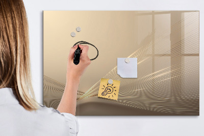 Magnetic erase board Abstract light