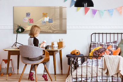 Magnetic writing board Abstract light