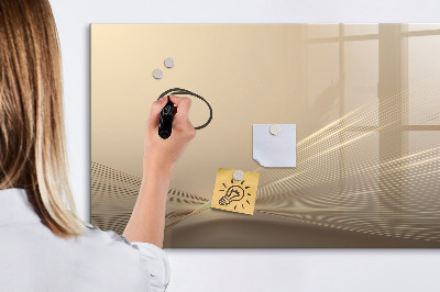 Magnetic erase board Abstract light