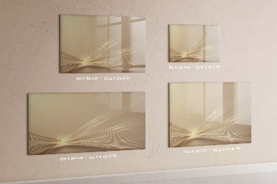 Magnetic writing board Abstract light