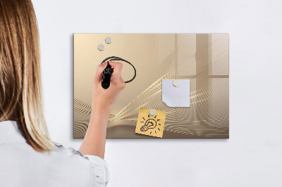 Magnetic writing board Abstract light