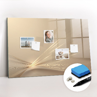 Magnetic writing board Abstract light