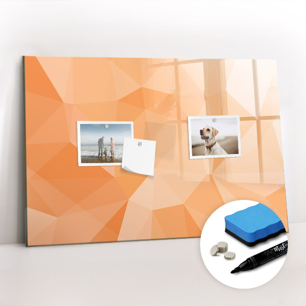 Magnetic drawing board Abstraction triangles
