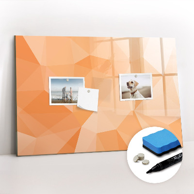 Magnetic drawing board Abstraction triangles