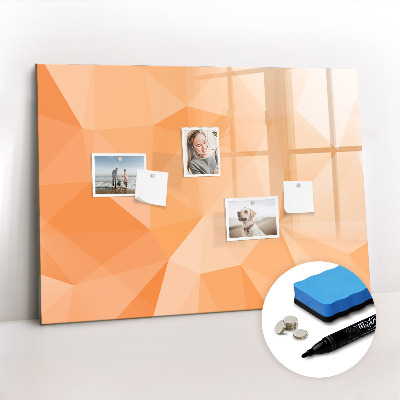 Magnetic drawing board Abstraction triangles
