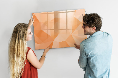 Magnetic drawing board Abstraction triangles