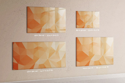 Magnetic drawing board Abstraction triangles