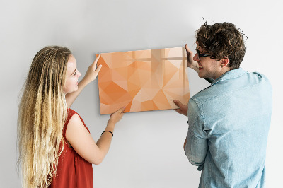 Magnetic drawing board Abstraction triangles
