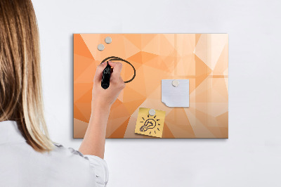 Magnetic drawing board Abstraction triangles