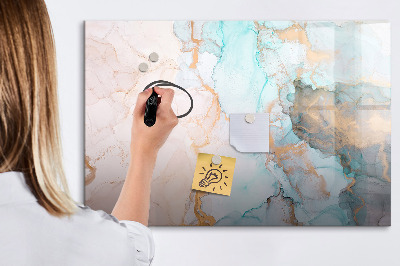 Magnetic board with marker Abstract painting
