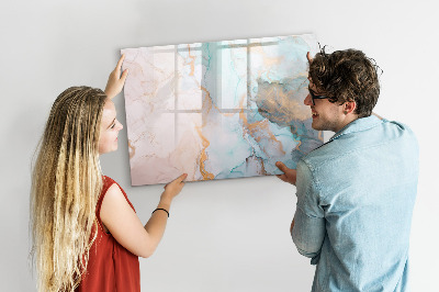 Magnetic board with marker Abstract painting
