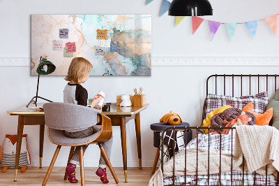 Magnetic erase board Abstract painting