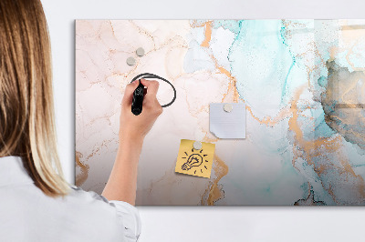 Magnetic board with marker Abstract painting