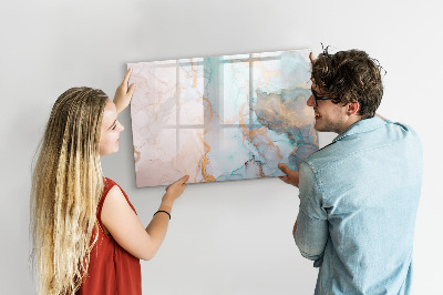 Magnetic board with marker Abstract painting