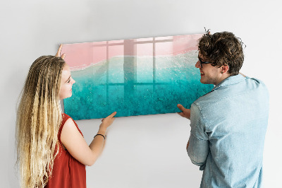 Magnetic drawing board Beach sea sand