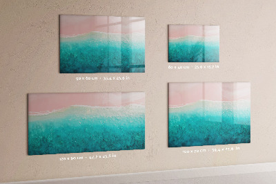 Magnetic drawing board Beach sea sand