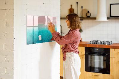 Magnetic drawing board Beach sea sand