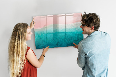 Magnetic drawing board Beach sea sand