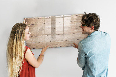Magnetic erase board Wooden texture
