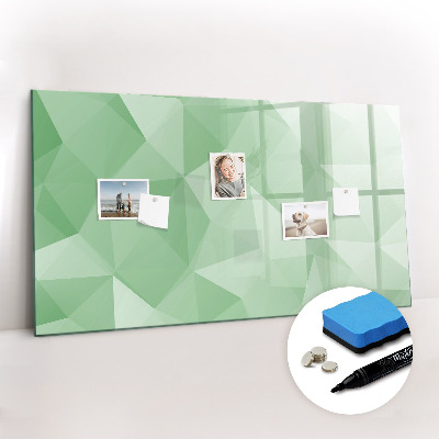 Magnetic erase board Triangles abstract