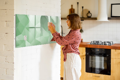 Magnetic erase board Triangles abstract