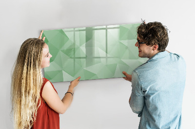 Magnetic erase board Triangles abstract