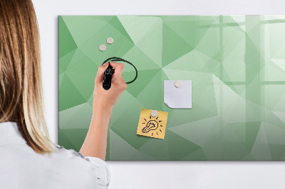 Magnetic board for drawing Triangles abstract