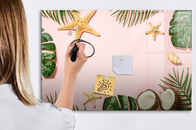 Magnetic writing board Summer mood