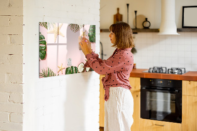 Magnetic writing board Summer mood