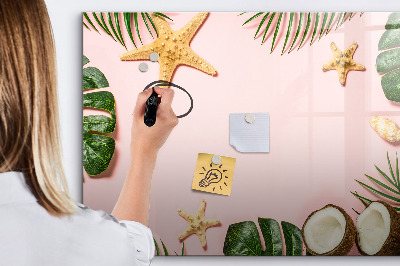 Magnetic writing board Summer mood