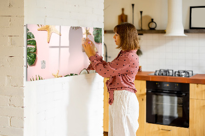 Magnetic writing board Summer mood