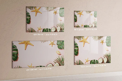 Magnetic writing board Summer mood