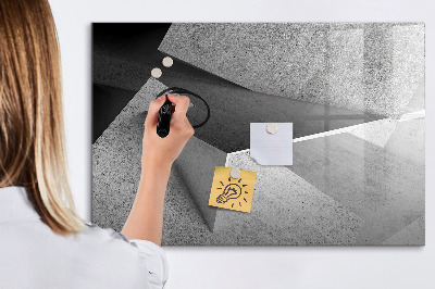 Magnetic erase board Abstraction triangles