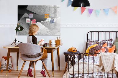 Magnetic erase board Abstraction triangles