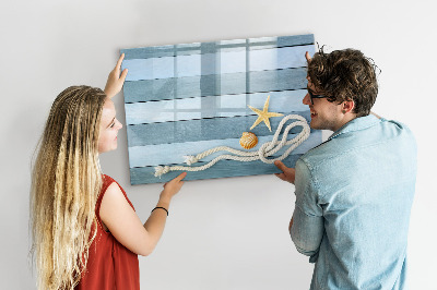 Magnetic writing board Boards stripes shell