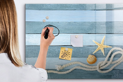 Magnetic board with marker Boards stripes shell