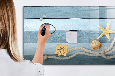 Magnetic board with marker Boards stripes shell