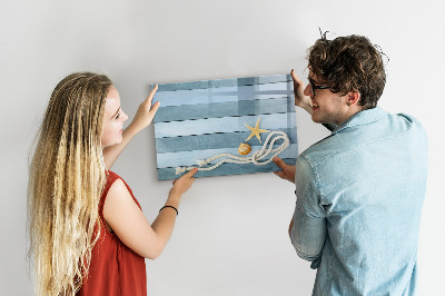 Magnetic writing board Boards stripes shell