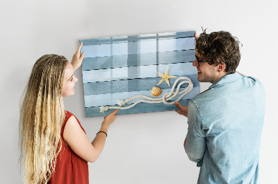 Magnetic writing board Boards stripes shell