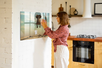 Magnetic board for drawing Elephant on a tree