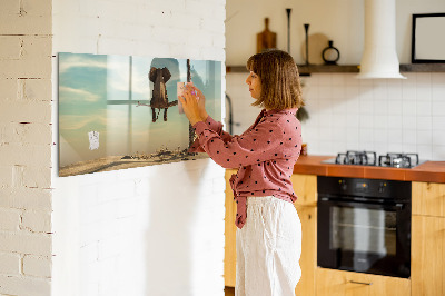 Magnetic board for drawing Elephant on a tree