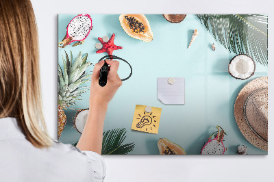 Magnetic writing board Summer composition