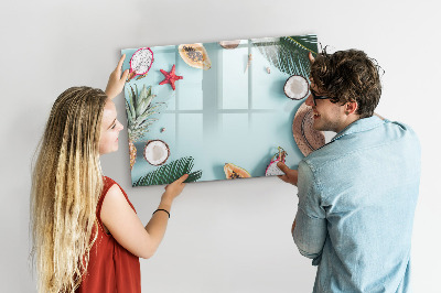 Magnetic writing board Summer composition