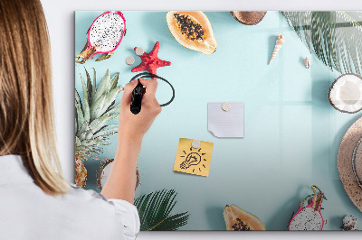 Magnetic writing board Summer composition